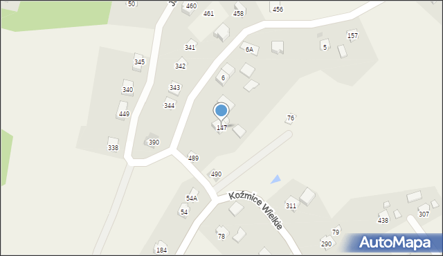 Janowice, Janowice, 147, mapa Janowice