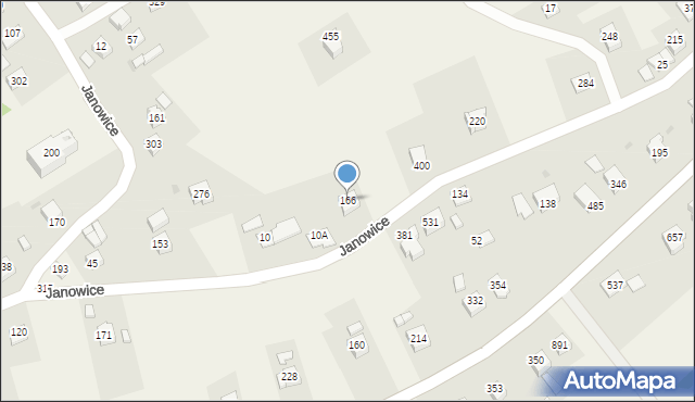 Janowice, Janowice, 166, mapa Janowice