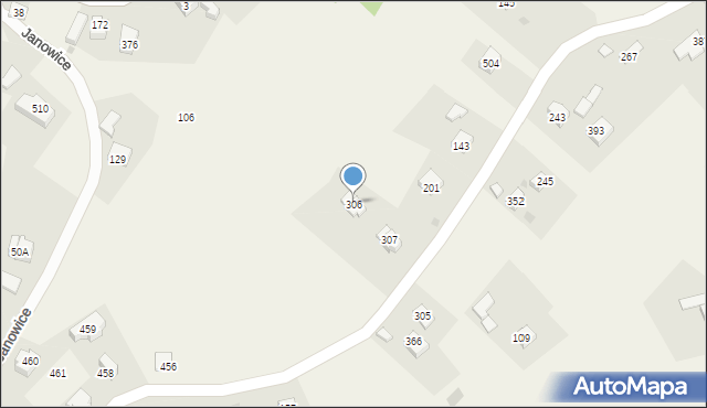 Janowice, Janowice, 306, mapa Janowice