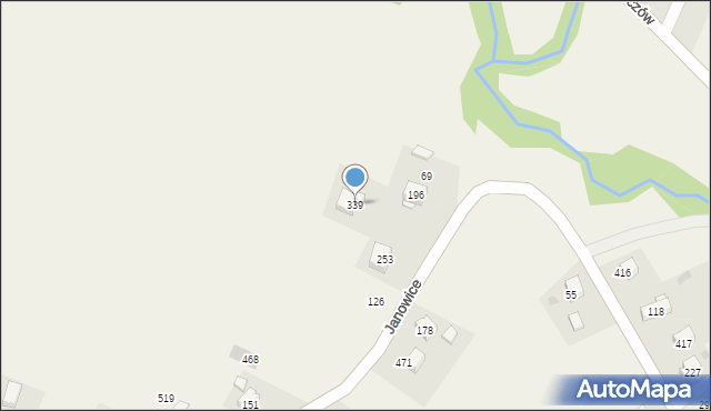 Janowice, Janowice, 339, mapa Janowice