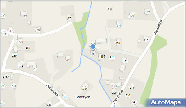 Janowice, Janowice, 369, mapa Janowice