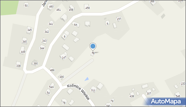 Janowice, Janowice, 76, mapa Janowice