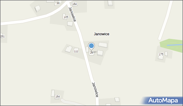 Janowice, Janowice, 29, mapa Janowice