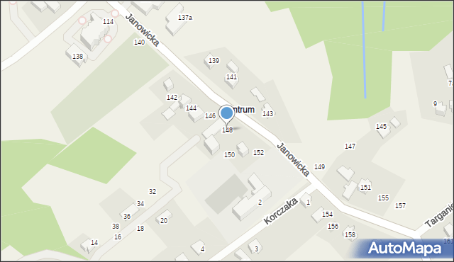 Janowice, Janowicka, 148, mapa Janowice