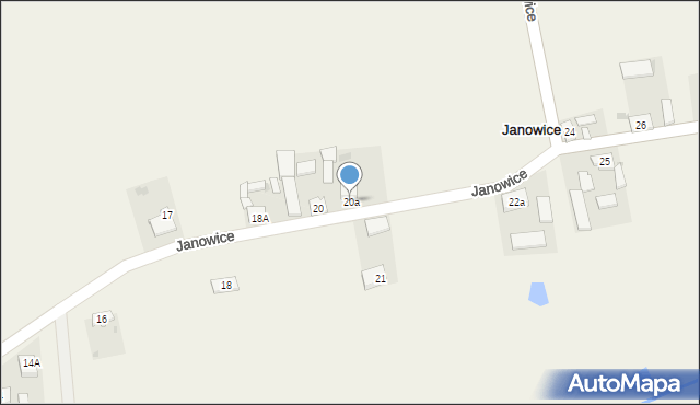 Janowice, Janowice, 20a, mapa Janowice