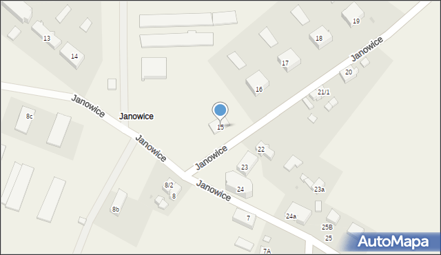 Janowice, Janowice, 15, mapa Janowice