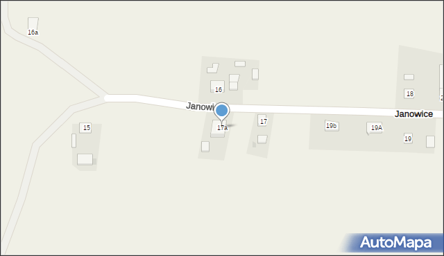 Janowice, Janowice, 17a, mapa Janowice