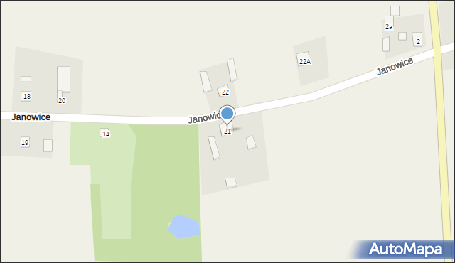 Janowice, Janowice, 21, mapa Janowice