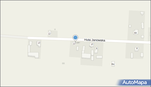 Janowice, Janowice, 11A, mapa Janowice