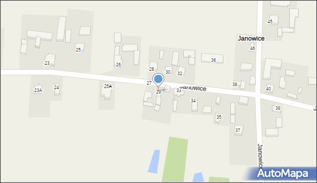 Janowice, Janowice, 29, mapa Janowice