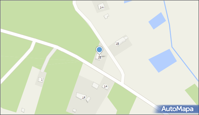 Janowicze, Janowicze, 1E, mapa Janowicze