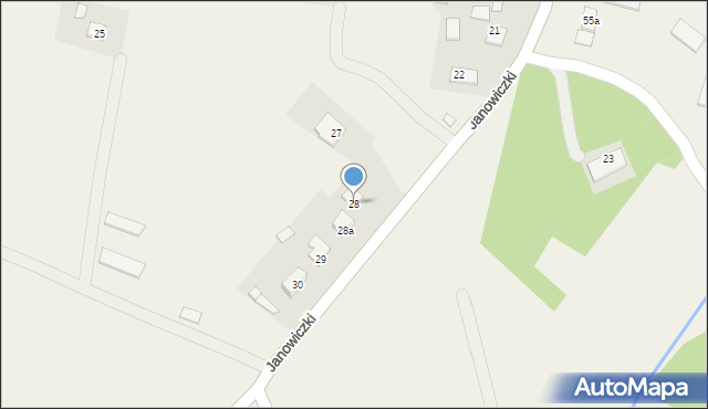 Janowiczki, Janowiczki, 28, mapa Janowiczki