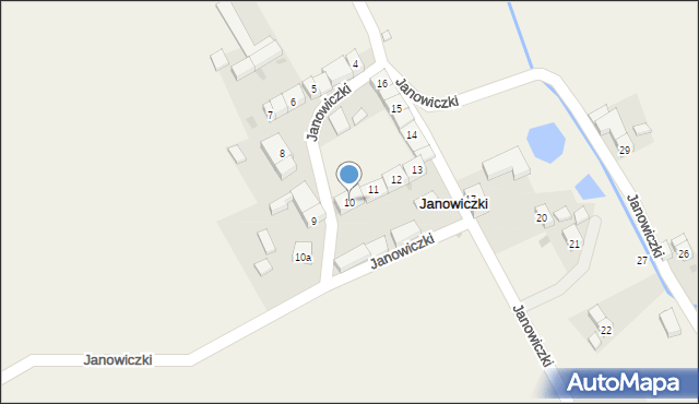 Janowiczki, Janowiczki, 10, mapa Janowiczki