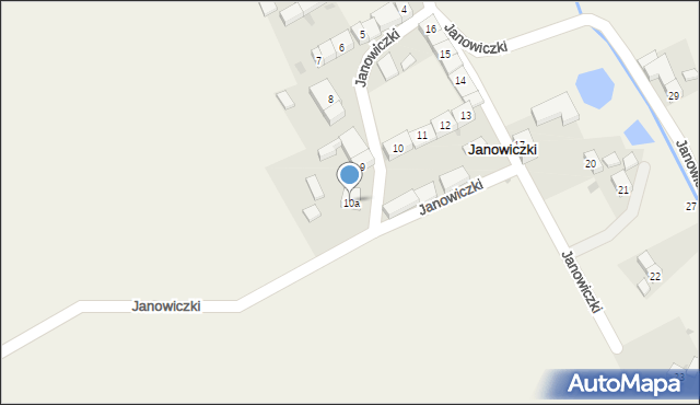 Janowiczki, Janowiczki, 10a, mapa Janowiczki