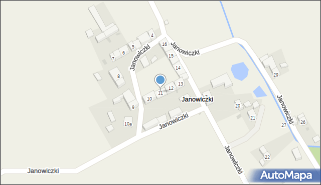 Janowiczki, Janowiczki, 11, mapa Janowiczki