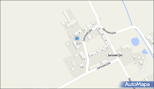 Janowiczki, Janowiczki, 8, mapa Janowiczki