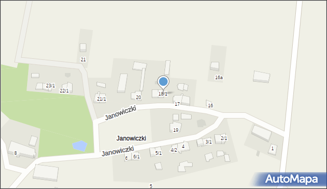 Janowiczki, Janowiczki, 18/1, mapa Janowiczki