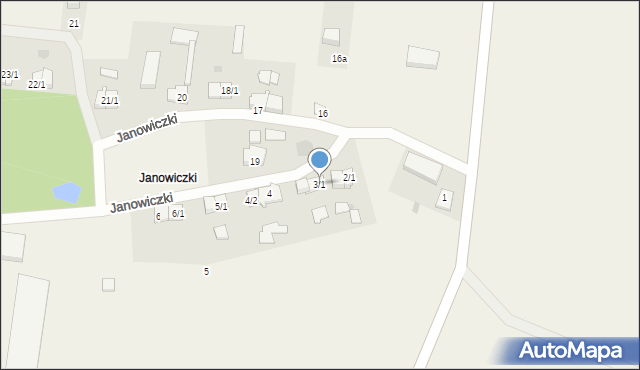 Janowiczki, Janowiczki, 3/1, mapa Janowiczki