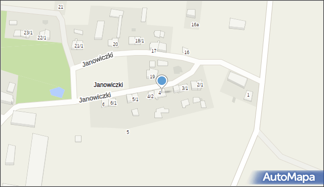 Janowiczki, Janowiczki, 4/1, mapa Janowiczki