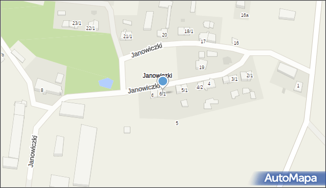 Janowiczki, Janowiczki, 6/1, mapa Janowiczki