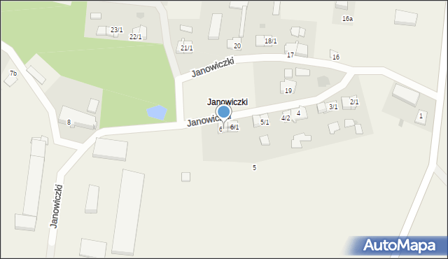 Janowiczki, Janowiczki, 6/2, mapa Janowiczki