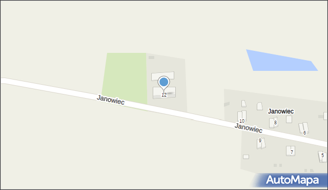 Janowiec, Janowiec, 12, mapa Janowiec