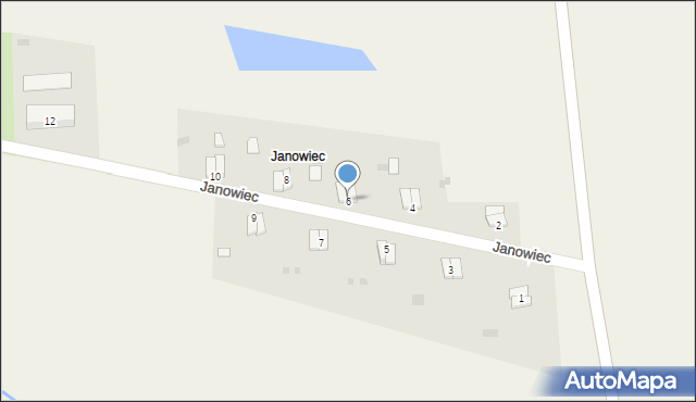 Janowiec, Janowiec, 6, mapa Janowiec