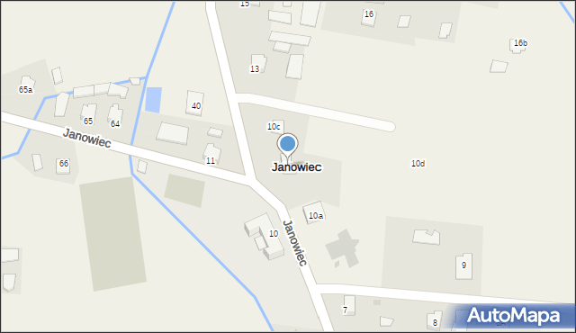 Janowiec, Janowiec, 10b, mapa Janowiec