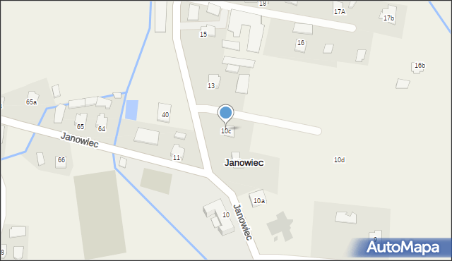 Janowiec, Janowiec, 10c, mapa Janowiec