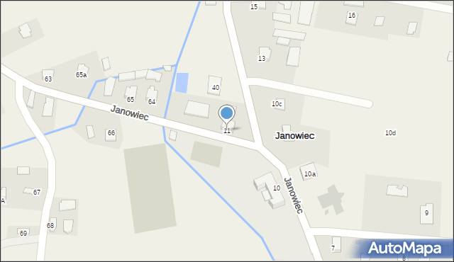 Janowiec, Janowiec, 11, mapa Janowiec