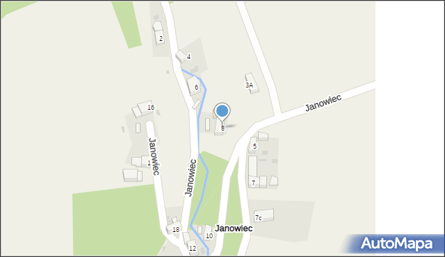 Janowiec, Janowiec, 8, mapa Janowiec