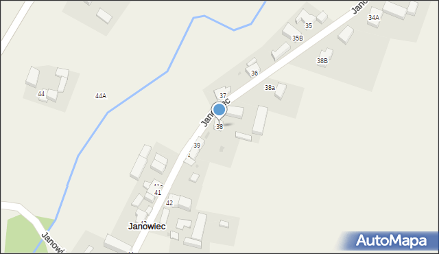 Janowiec, Janowiec, 38, mapa Janowiec