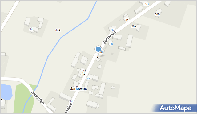 Janowiec, Janowiec, 40, mapa Janowiec