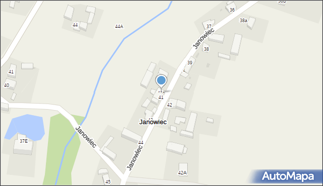 Janowiec, Janowiec, 41a, mapa Janowiec