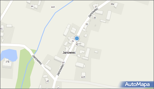 Janowiec, Janowiec, 42, mapa Janowiec