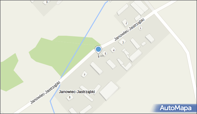 Janowiec-Jastrząbki, Janowiec-Jastrząbki, 6, mapa Janowiec-Jastrząbki