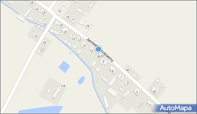 Janowiec Kościelny, Janowiec Kościelny, 10, mapa Janowiec Kościelny