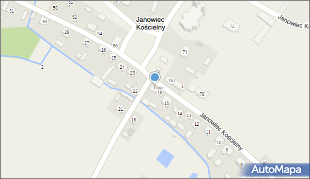 Janowiec Kościelny, Janowiec Kościelny, 17, mapa Janowiec Kościelny