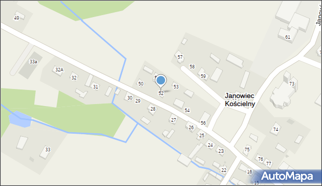 Janowiec Kościelny, Janowiec Kościelny, 52, mapa Janowiec Kościelny