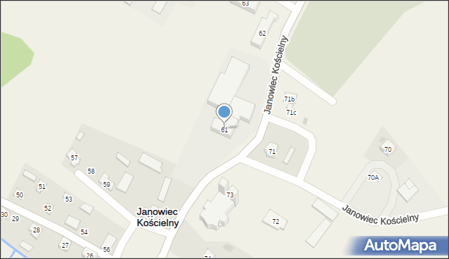 Janowiec Kościelny, Janowiec Kościelny, 61, mapa Janowiec Kościelny