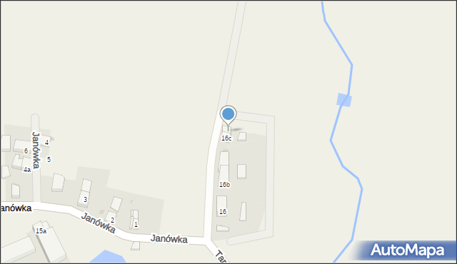 Janówka, Janówka, 16d, mapa Janówka