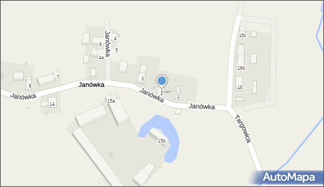 Janówka, Janówka, 2, mapa Janówka