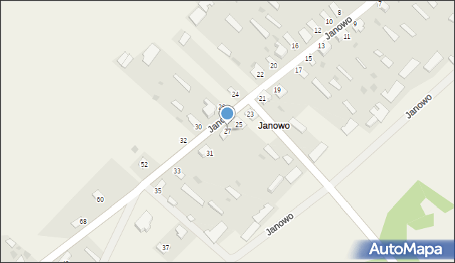 Janowo, Janowo, 27, mapa Janowo