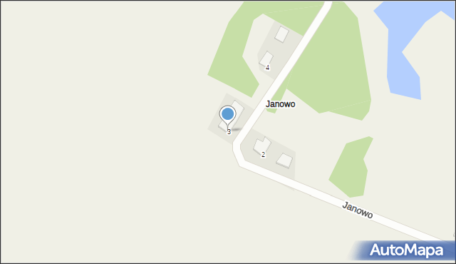 Janowo, Janowo, 3, mapa Janowo