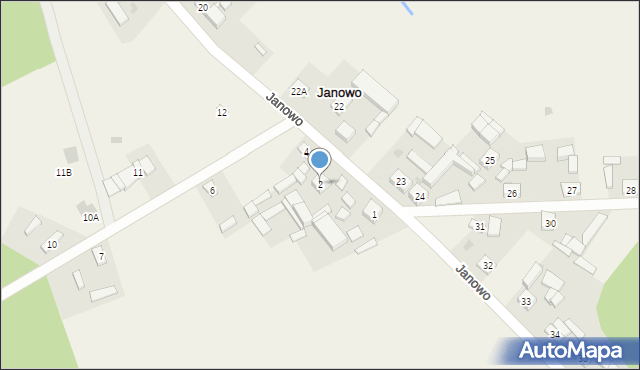 Janowo, Janowo, 2, mapa Janowo