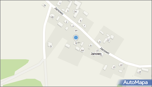 Janowo, Janowo, 6, mapa Janowo