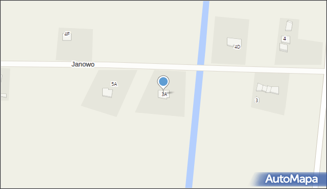 Janowo, Janowo, 3A, mapa Janowo