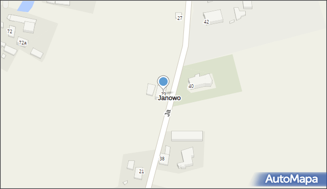 Janowo, Janowo, 23, mapa Janowo