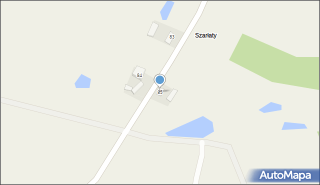 Janowo, Janowo, 85, mapa Janowo