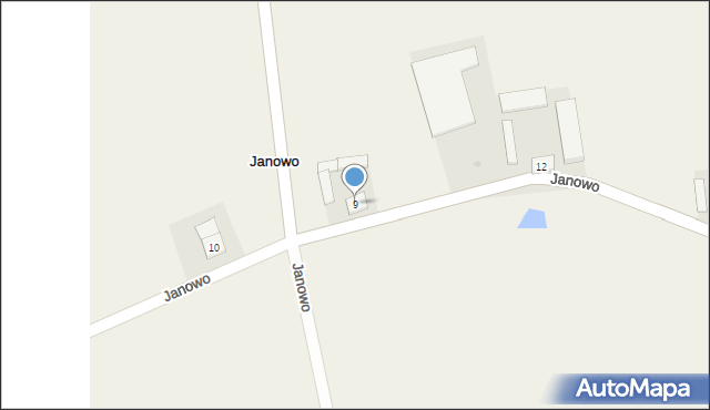 Janowo, Janowo, 9, mapa Janowo